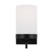 Myhouse Lighting Visual Comfort Studio - 4190301-112 - One Light Wall / Bath Sconce - Zire - Midnight Black