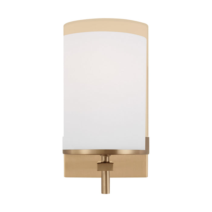 Myhouse Lighting Visual Comfort Studio - 4190301-848 - One Light Wall / Bath Sconce - Zire - Satin Brass