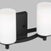 Myhouse Lighting Generation Lighting - 4424602-112 - Two Light Wall / Bath - Alturas - Midnight Black