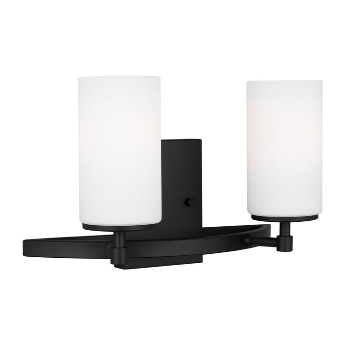 Myhouse Lighting Generation Lighting - 4424602-112 - Two Light Wall / Bath - Alturas - Midnight Black