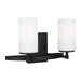 Myhouse Lighting Generation Lighting - 4424602-112 - Two Light Wall / Bath - Alturas - Midnight Black