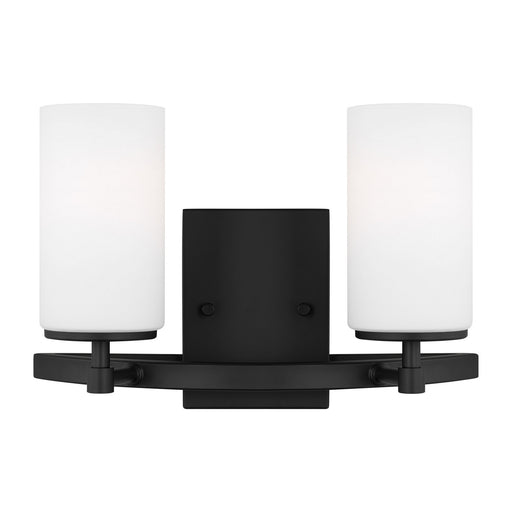 Myhouse Lighting Generation Lighting - 4424602-112 - Two Light Wall / Bath - Alturas - Midnight Black