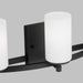 Myhouse Lighting Generation Lighting - 4424603-112 - Three Light Wall / Bath - Alturas - Midnight Black