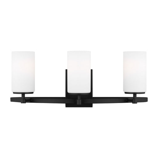 Myhouse Lighting Generation Lighting - 4424603-112 - Three Light Wall / Bath - Alturas - Midnight Black