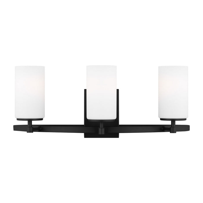 Myhouse Lighting Generation Lighting - 4424603-112 - Three Light Wall / Bath - Alturas - Midnight Black