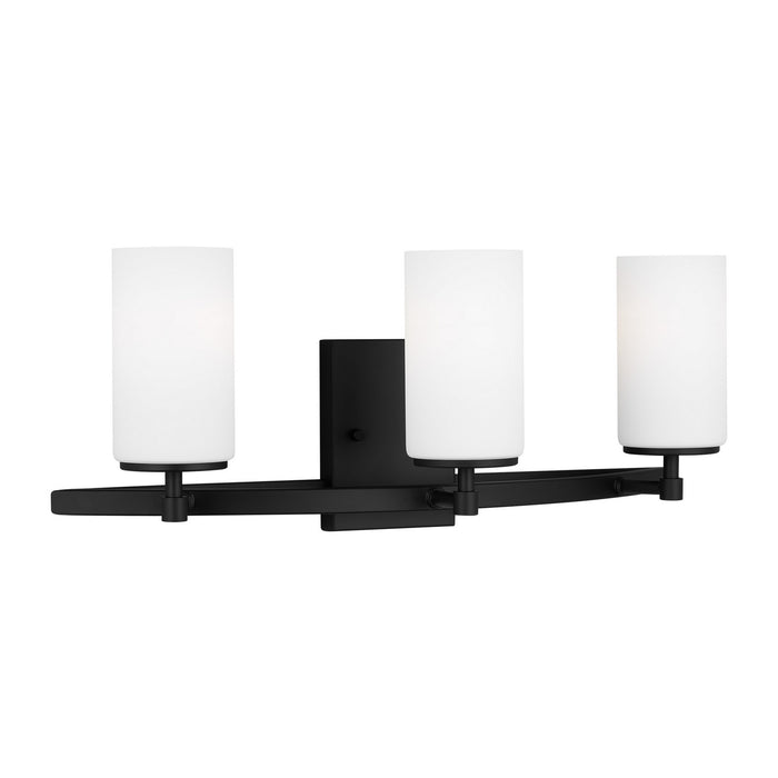 Myhouse Lighting Generation Lighting - 4424603EN3-112 - Three Light Wall / Bath - Alturas - Midnight Black