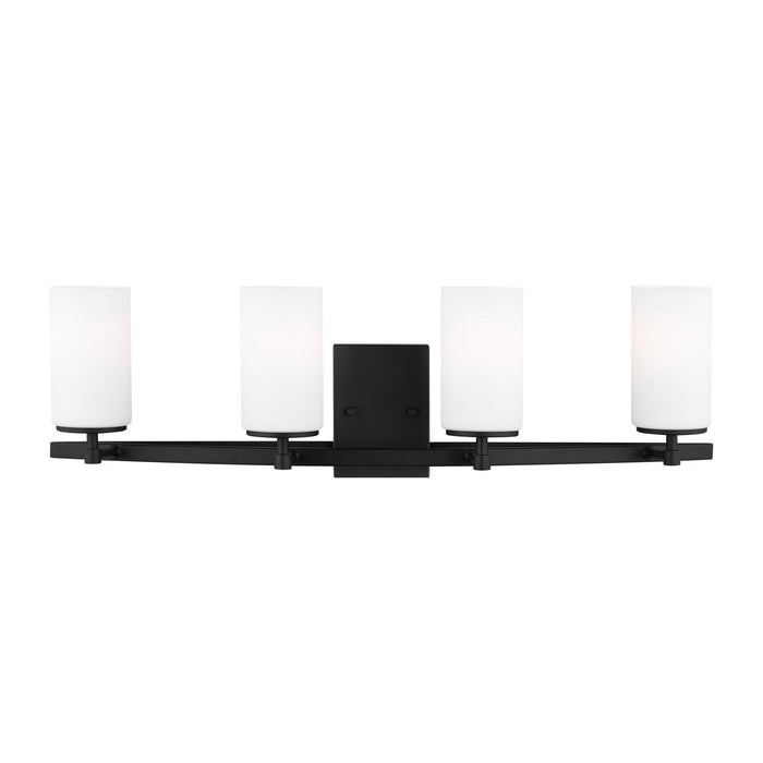 Myhouse Lighting Generation Lighting - 4424604EN3-112 - Four Light Wall / Bath - Alturas - Midnight Black