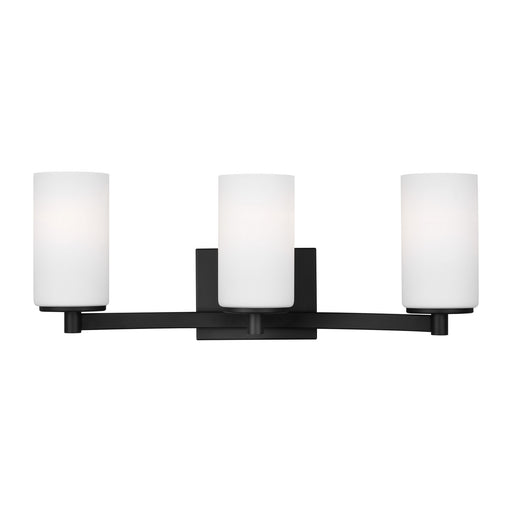 Myhouse Lighting Generation Lighting - 4439103EN3-112 - Three Light Wall / Bath - Hettinger - Midnight Black