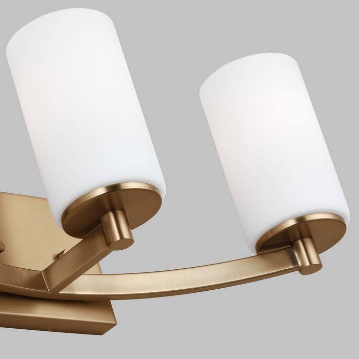 Myhouse Lighting Generation Lighting - 4439103EN3-848 - Three Light Wall / Bath - Hettinger - Satin Brass