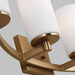 Myhouse Lighting Generation Lighting - 4439104-848 - Four Light Wall / Bath - Hettinger - Satin Brass