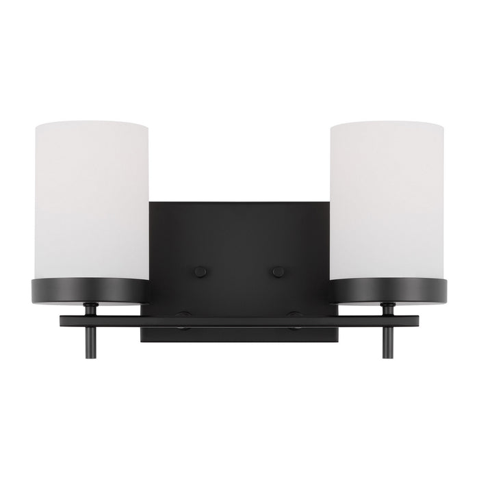 Myhouse Lighting Visual Comfort Studio - 4490302EN3-112 - Two Light Bath - Zire - Midnight Black