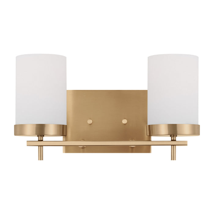 Myhouse Lighting Visual Comfort Studio - 4490302EN3-848 - Two Light Bath - Zire - Satin Brass