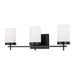 Myhouse Lighting Visual Comfort Studio - 4490303-112 - Three Light Bath - Zire - Midnight Black