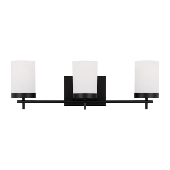 Myhouse Lighting Visual Comfort Studio - 4490303-112 - Three Light Bath - Zire - Midnight Black