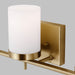 Myhouse Lighting Visual Comfort Studio - 4490303-848 - Three Light Bath - Zire - Satin Brass