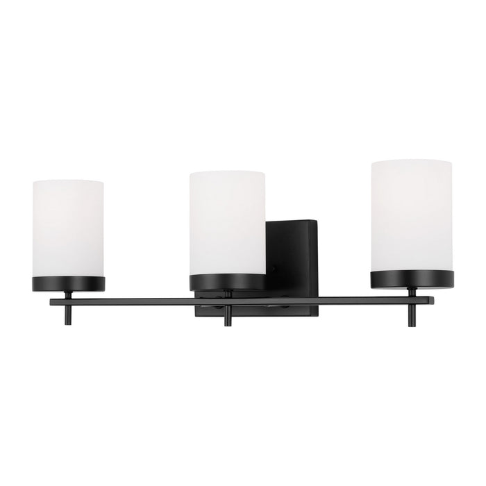 Myhouse Lighting Visual Comfort Studio - 4490303EN3-112 - Three Light Bath - Zire - Midnight Black