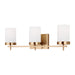 Myhouse Lighting Visual Comfort Studio - 4490303EN3-848 - Three Light Bath - Zire - Satin Brass