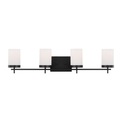 Myhouse Lighting Visual Comfort Studio - 4490304-112 - Four Light Bath - Zire - Midnight Black