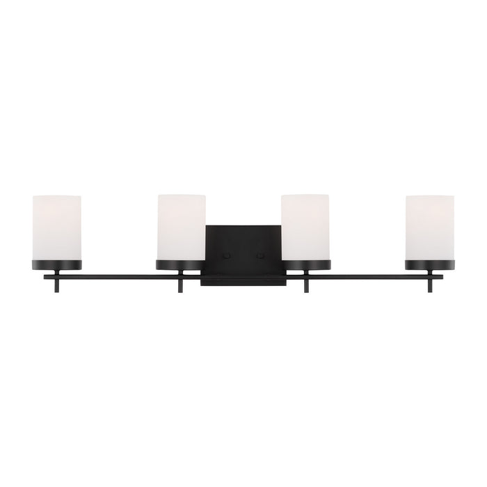 Myhouse Lighting Visual Comfort Studio - 4490304-112 - Four Light Bath - Zire - Midnight Black