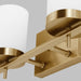 Myhouse Lighting Visual Comfort Studio - 4490304-848 - Four Light Bath - Zire - Satin Brass