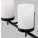 Myhouse Lighting Visual Comfort Studio - 4490304EN3-112 - Four Light Bath - Zire - Midnight Black