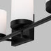 Myhouse Lighting Visual Comfort Studio - 4490304EN3-112 - Four Light Bath - Zire - Midnight Black