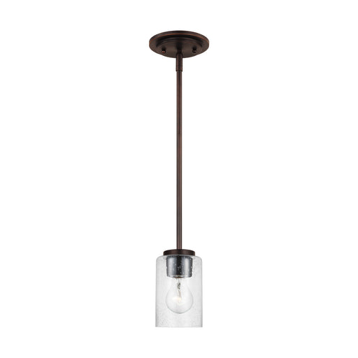 Myhouse Lighting Generation Lighting - 61170-710 - One Light Mini-Pendant - Oslo - Bronze