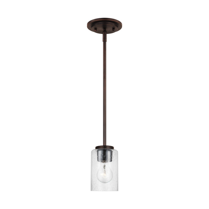 Myhouse Lighting Generation Lighting - 61170-710 - One Light Mini-Pendant - Oslo - Bronze