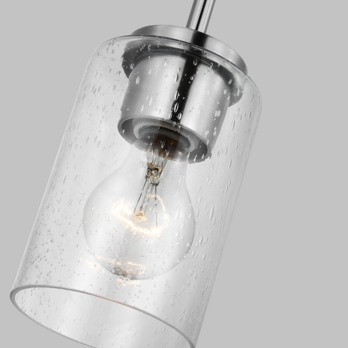 Myhouse Lighting Generation Lighting - 61170-962 - One Light Mini-Pendant - Oslo - Brushed Nickel