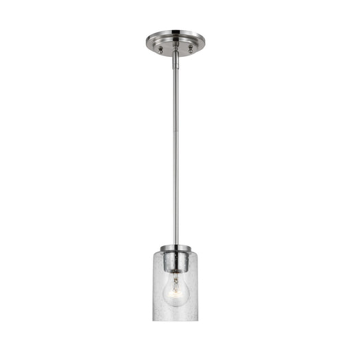 Myhouse Lighting Generation Lighting - 61170-962 - One Light Mini-Pendant - Oslo - Brushed Nickel