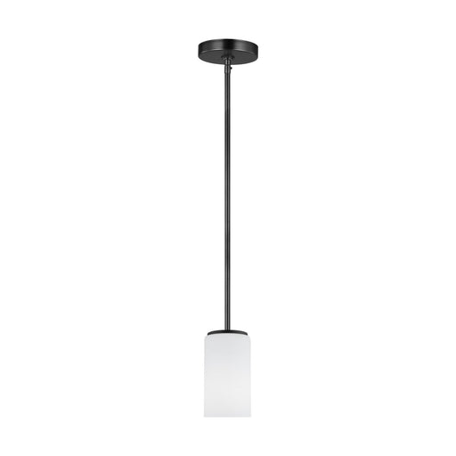 Myhouse Lighting Generation Lighting - 6124601-112 - One Light Mini-Pendant - Alturas - Midnight Black