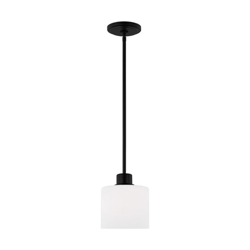 Myhouse Lighting Generation Lighting - 6128801-112 - One Light Mini-Pendant - Canfield - Midnight Black