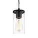 Myhouse Lighting Visual Comfort Studio - 6190301-112 - One Light Mini-Pendant - Zire - Midnight Black