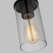 Myhouse Lighting Visual Comfort Studio - 6190301-112 - One Light Mini-Pendant - Zire - Midnight Black