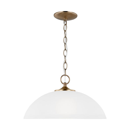 Myhouse Lighting Generation Lighting - 6516501-848 - One Light Pendant - Geary - Satin Brass