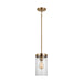 Myhouse Lighting Visual Comfort Studio - 6590301-848 - One Light Pendant - Zire - Satin Brass