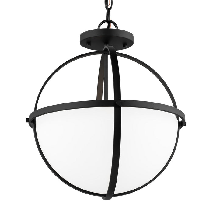 Myhouse Lighting Generation Lighting - 6624603-112 - Three Light Pendant - Alturas - Midnight Black