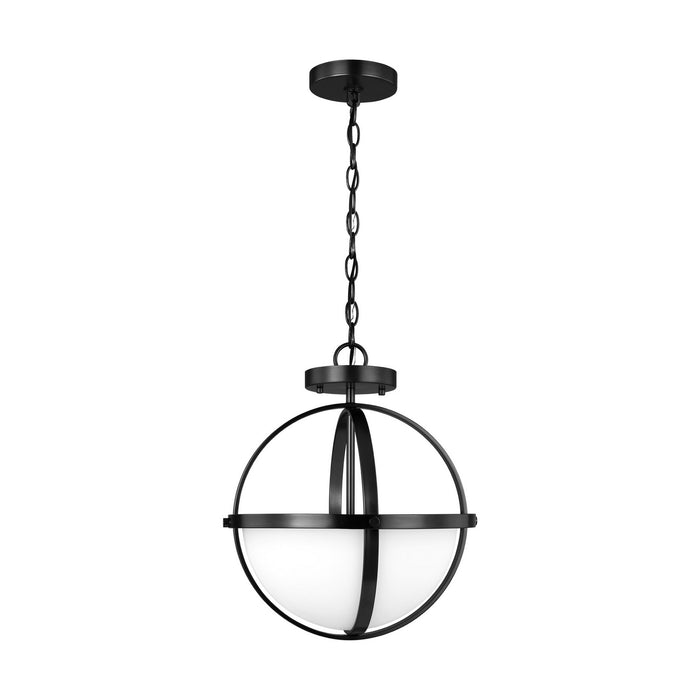 Myhouse Lighting Generation Lighting - 6624603-112 - Three Light Pendant - Alturas - Midnight Black