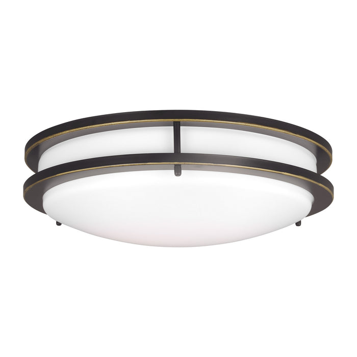 Myhouse Lighting Generation Lighting - 7650893S-71 - LED Flush Mount - Mahone - Antique Bronze