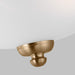 Myhouse Lighting Generation Lighting - 77064-848 - Two Light Flush Mount - Geary - Satin Brass