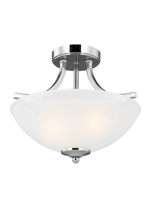 Myhouse Lighting Generation Lighting - 7716502-05 - Two Light Semi-Flush Convertible Pendant - Geary - Chrome