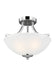 Myhouse Lighting Generation Lighting - 7716502-05 - Two Light Semi-Flush Convertible Pendant - Geary - Chrome