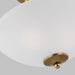 Myhouse Lighting Generation Lighting - 7716502-848 - Two Light Semi-Flush Convertible Pendant - Geary - Satin Brass