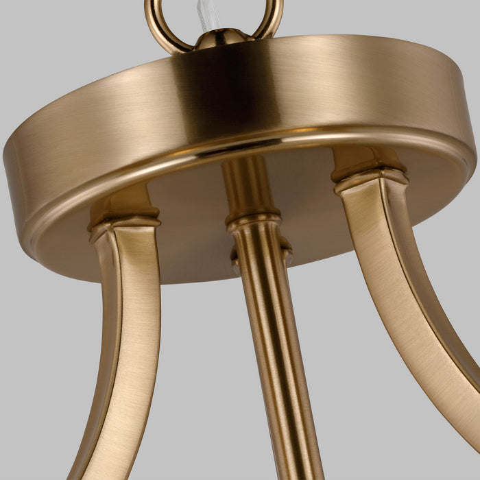 Myhouse Lighting Generation Lighting - 7716502EN3-848 - Two Light Semi-Flush Convertible Pendant - Geary - Satin Brass