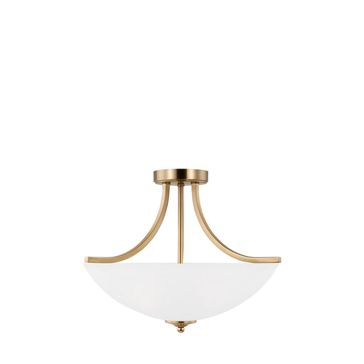 Myhouse Lighting Generation Lighting - 7716503EN3-848 - Three Light Semi-Flush Convertible Pendant - Geary - Satin Brass