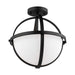 Myhouse Lighting Generation Lighting - 7724602-112 - Two Light Semi-Flush Convertible Pendant - Alturas - Midnight Black