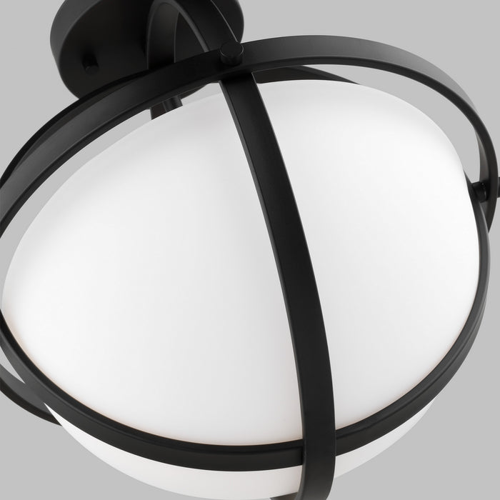 Myhouse Lighting Generation Lighting - 7724602-112 - Two Light Semi-Flush Convertible Pendant - Alturas - Midnight Black