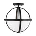 Myhouse Lighting Generation Lighting - 7724602-112 - Two Light Semi-Flush Convertible Pendant - Alturas - Midnight Black