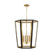 Myhouse Lighting Visual Comfort Studio - AC1094MBKBBS - Four Light Lantern - Curt - Midnight Black