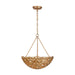 Myhouse Lighting Visual Comfort Studio - AP1193ADB - Three Light Pendant - Kelan - Antique Gild